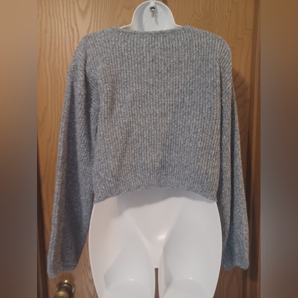 Small marled ribbed knit sweater - Picture 4 of 6